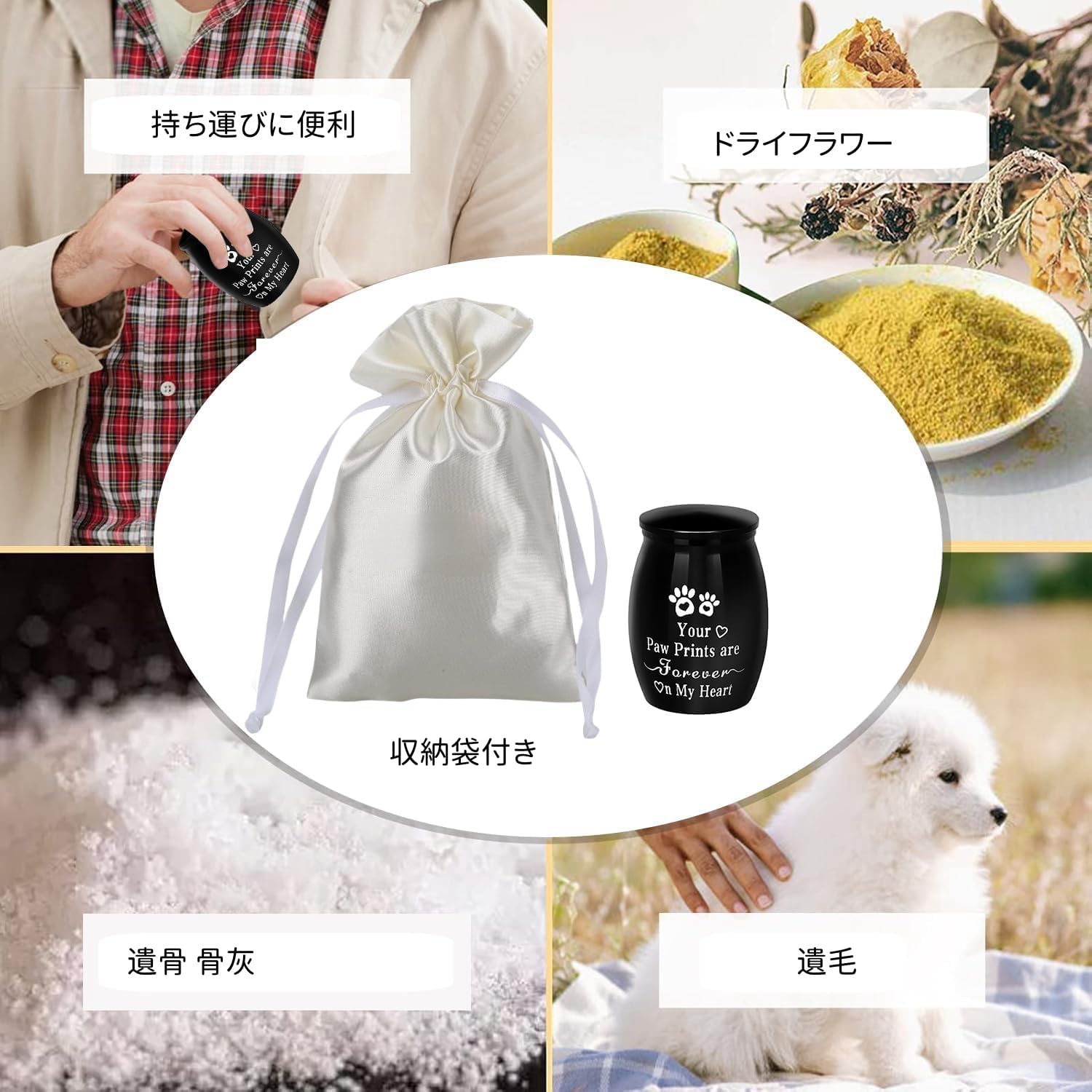 ミニ骨壷 カスタマイズ可能 手元供養用 遺骨入れ 納骨容器 カスタム 人骨 ペット 犬 猫 記念ジュエリー シルバー ブラック ネジ式 アルミニウム 手元供養 分骨つぼ 彫刻 大容量 (30*40mmブルー)