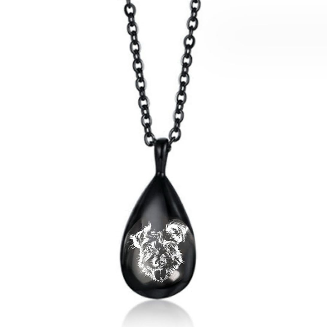 [snuggle snout] 遺骨ペンダント 写真刻印 遺骨カプセル 名入れ 完全防水 遺骨カプセル 遺骨ネックレス メモリアルペンダント メモリアルカプセル ネックレス 遺骨入れ 手元供養 仏具 ユニセックス 男女兼用 レディース メンズ