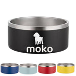 犬用ボウル ペット用食器 名入れ可能 犬 猫 用ステンレス製保温ボウル – 犬用食器 真空断熱設計 名前刻印 滑り止め付き（小型犬 中型犬 大型犬対応）