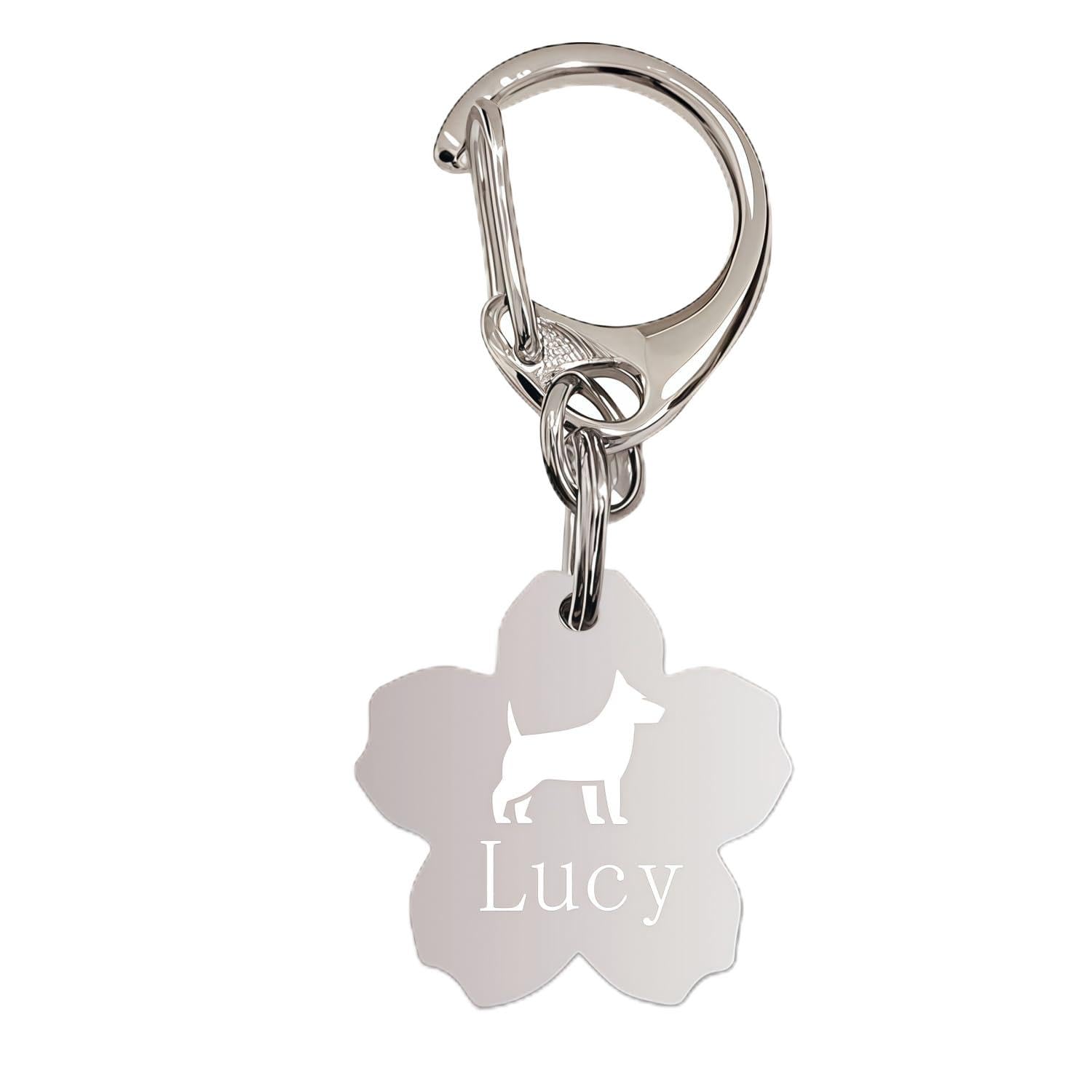 [snuggle snout] ネームプレート 犬 迷子札 骨型 プレート 首輪 キーホルダー ネームタグ 名入れ 刻印 印字 真鍮 犬用 猫 猫用 小型犬 中型犬 大型犬 チャーム ペット アクセサリー ドッグタグ 名札 名前入り 彫刻 金属 ゴールド シルバー 名前 誕生日 プレゼント おしゃれ