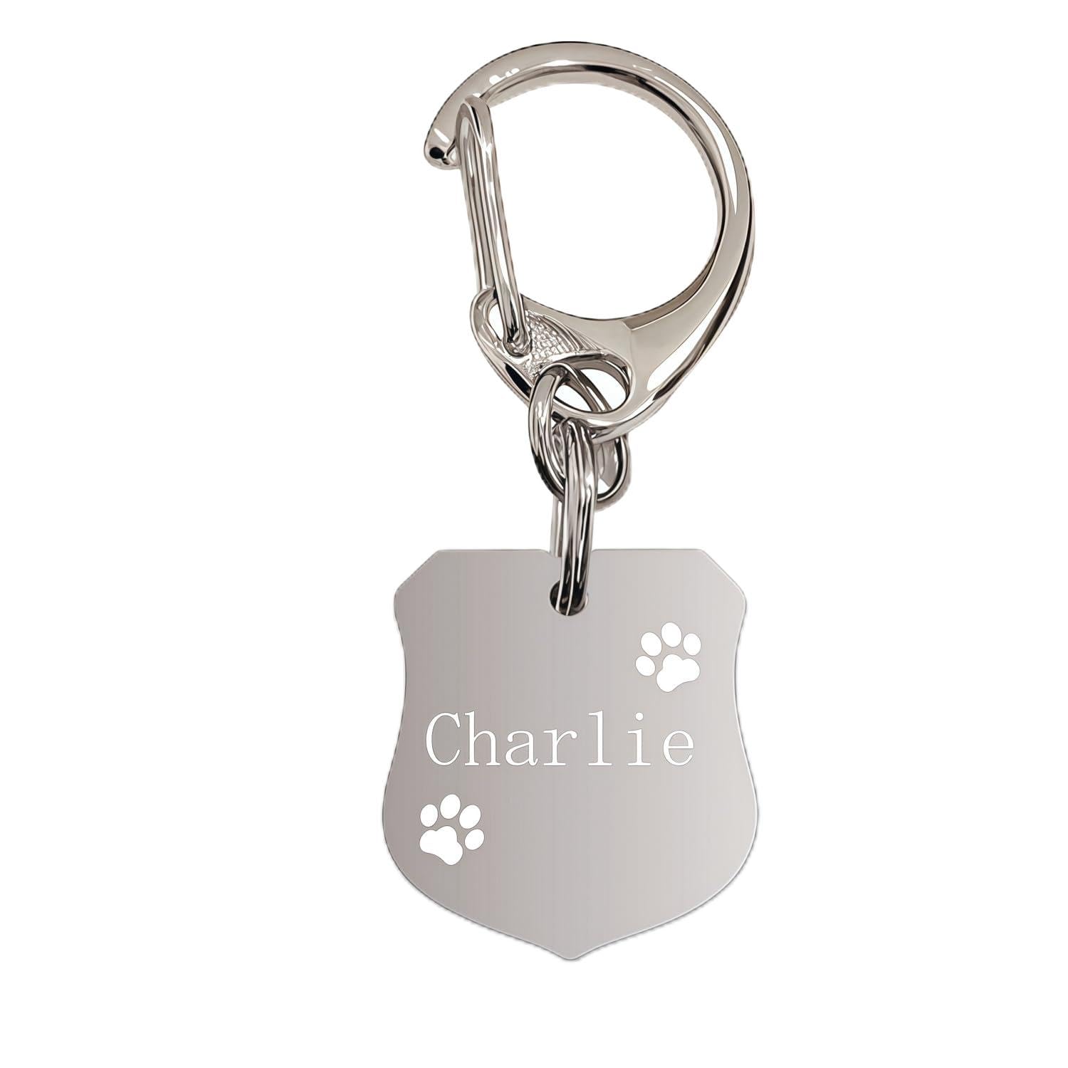 [snuggle snout] ネームプレート 犬 迷子札 骨型 プレート 首輪 キーホルダー ネームタグ 名入れ 刻印 印字 真鍮 犬用 猫 猫用 小型犬 中型犬 大型犬 チャーム ペット アクセサリー ドッグタグ 名札 名前入り 彫刻 金属 ゴールド シルバー 名前 誕生日 プレゼント おしゃれ