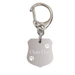 [snuggle snout] ネームプレート 犬 迷子札 骨型 プレート 首輪 キーホルダー ネームタグ 名入れ 刻印 印字 真鍮 犬用 猫 猫用 小型犬 中型犬 大型犬 チャーム ペット アクセサリー ドッグタグ 名札 名前入り 彫刻 金属 ゴールド シルバー 名前 誕生日 プレゼント おしゃれ