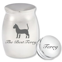 ミニ骨壷 カスタマイズ可能 手元供養用 遺骨入れ 納骨容器 カスタム 人骨 ペット 犬 猫 記念ジュエリー シルバー ブラック ネジ式 アルミニウム 手元供養 分骨つぼ 彫刻 大容量 (30*40mmブルー)