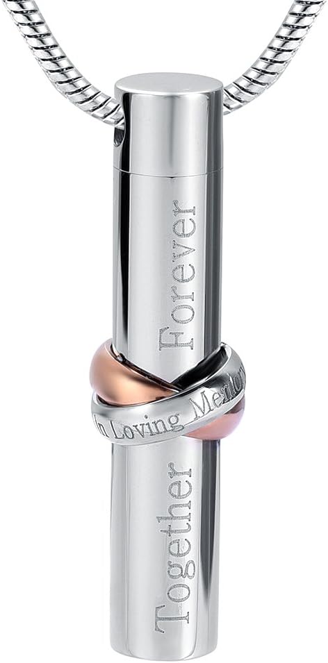 ペット 遺骨 カプセル ペンダント メモリアル キーホルダー ロケット 骨入れ 携帯型 ガラス瓶 遺骨入れネックレス ネックレス アクセサリー 犬 猫 手元供養