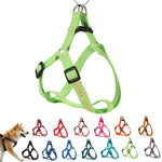 ハーネス 名入れ 迷子防止 無料刺繍サービス 犬 猫 胴輪 名前 電話番号 調節可能 喉に優しい ソフト超軽量 通気性良好 ナイロン製 抜けない 訓練 犬用ハーネス 柴犬 トイプードル 小型犬 中型犬 大型犬 13色