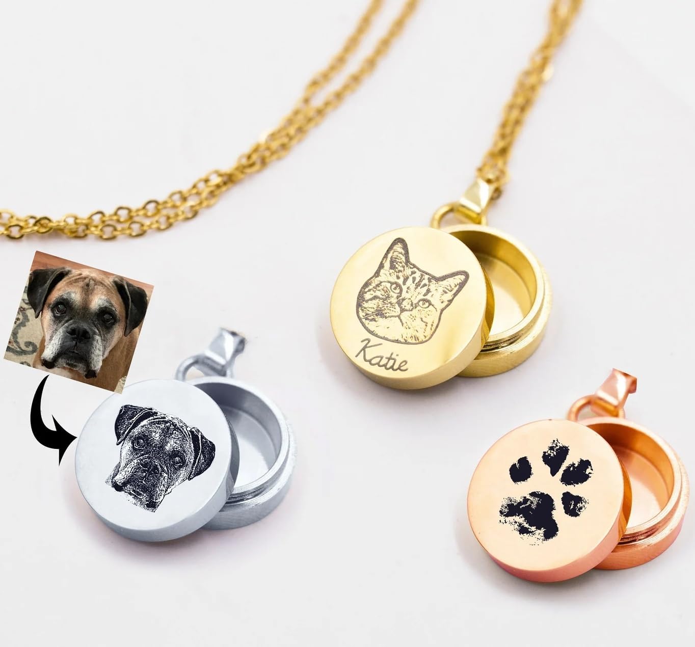 [snuggle snout] 遺骨ペンダント 写真刻印 両面 選べる イニシャル・名前 名入れ 3行刻印手元供養 6点セット Oリング付 アジャスター付 遺骨 ネックレス 遺骨 アクセサリー 分骨 骨壺 メモリアルジュエリーステンレス