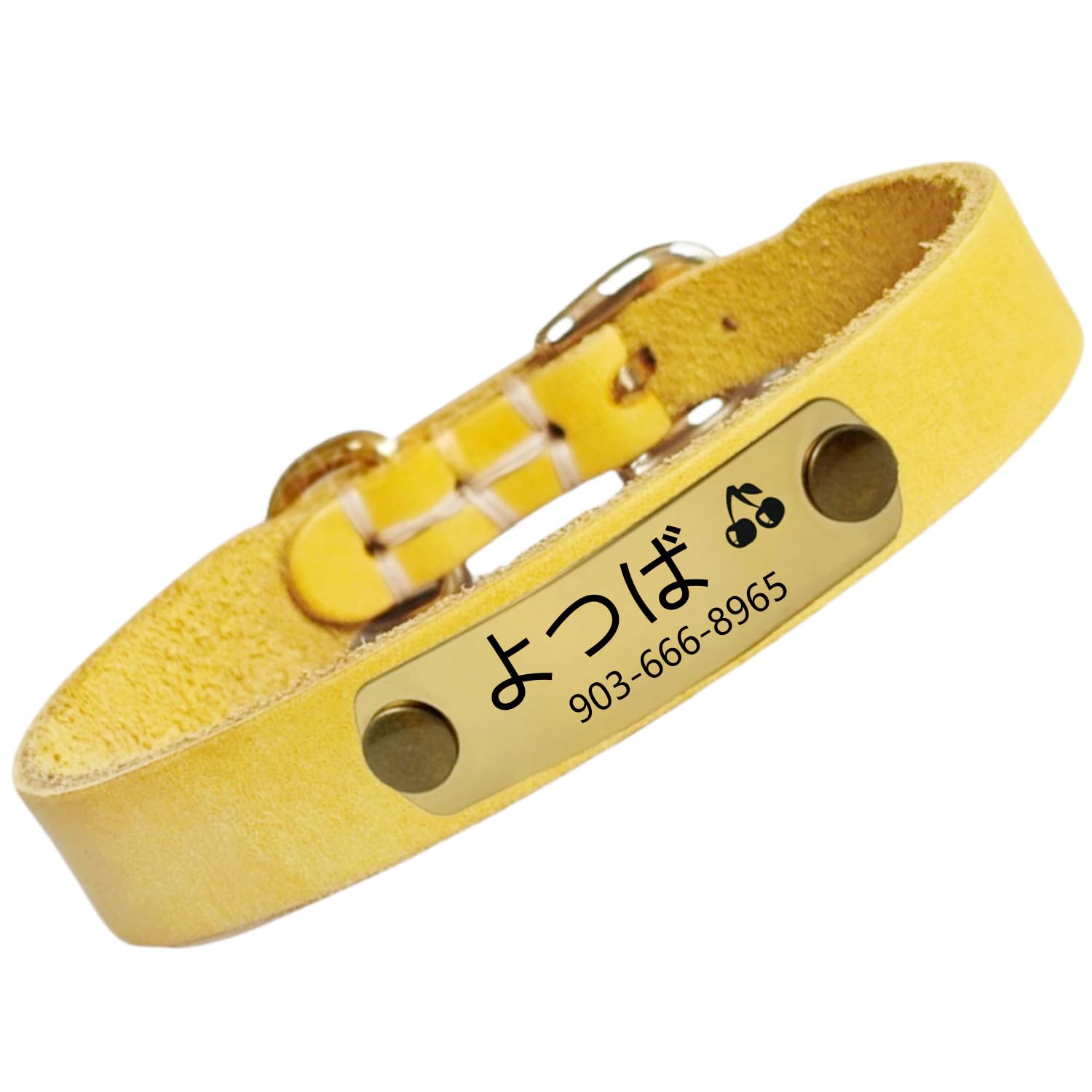 本革首輪 名入れ 中小型犬 名前入れ 無料 電話番号 ID 絵文字 迷子防止 手仕上げ ペットの首輪 丈夫 軽量 調節可能 8色3サイズ 小型犬 中型犬 おしゃれ 犬 猫 うさぎ