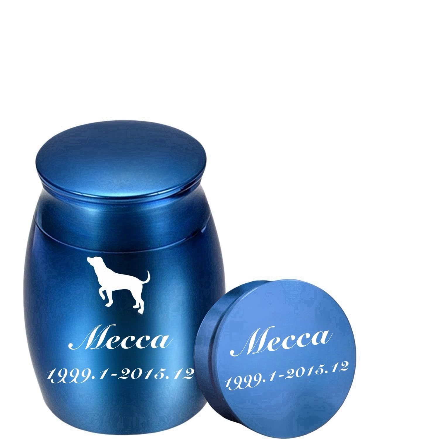 ミニ骨壷 カスタマイズ可能 手元供養用 遺骨入れ 納骨容器 カスタム 人骨 ペット 犬 猫 記念ジュエリー シルバー ブラック ネジ式 アルミニウム 手元供養 分骨つぼ 彫刻 大容量 (カスタマイズ不可30*40mm鋼色)