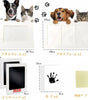 ペット足あとスタンプキット 足形 手形 メモリアルグッズ 足跡プリントキット、犬の鼻プリントキット、犬と猫用の汚れない足跡プリントスタンプパッド、フォトフレーム付き、クリーンタッチインクパッド、犬用鼻プリントスタンプパッド