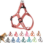 ハーネス 名入れ 迷子防止 無料刺繍サービス 犬 猫 胴輪 名前 電話番号 調節可能 喉に優しい ソフト超軽量 通気性良好 ナイロン製 抜けない 訓練 犬用ハーネス 柴犬 トイプードル 小型犬 中型犬 大型犬 13色