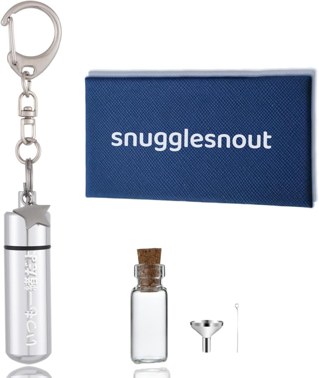 Pendant keychain, ashes capsule, glass tube, double layered, completely waterproof, ashes capsule, ashes container, ashes, highly sealed and durable, men's, women's, capsule, human, dog, cat, bone container, memorial, memorial