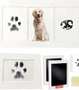 ペット足あとスタンプキット 足形 手形 メモリアルグッズ 足跡プリントキット、犬の鼻プリントキット、犬と猫用の汚れない足跡プリントスタンプパッド、フォトフレーム付き、クリーンタッチインクパッド、犬用鼻プリントスタンプパッド