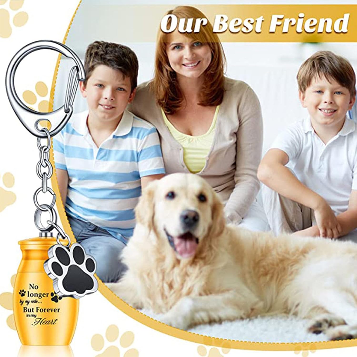 Refoiner 遺骨 キーホルダー遺骨入れ ミニ骨壷2点セットペット 骨壺分骨用 骨壺 ミニ手元供養遺骨 アクセサリー ペット メモリアルペンダント 仏具用品 漏斗 ミニ付ステンレス製キーホルダー 小物入れ遺骨カプセル 犬猫用メモリアル用品 ペット用品(ゴールド＋ローズゴールド)