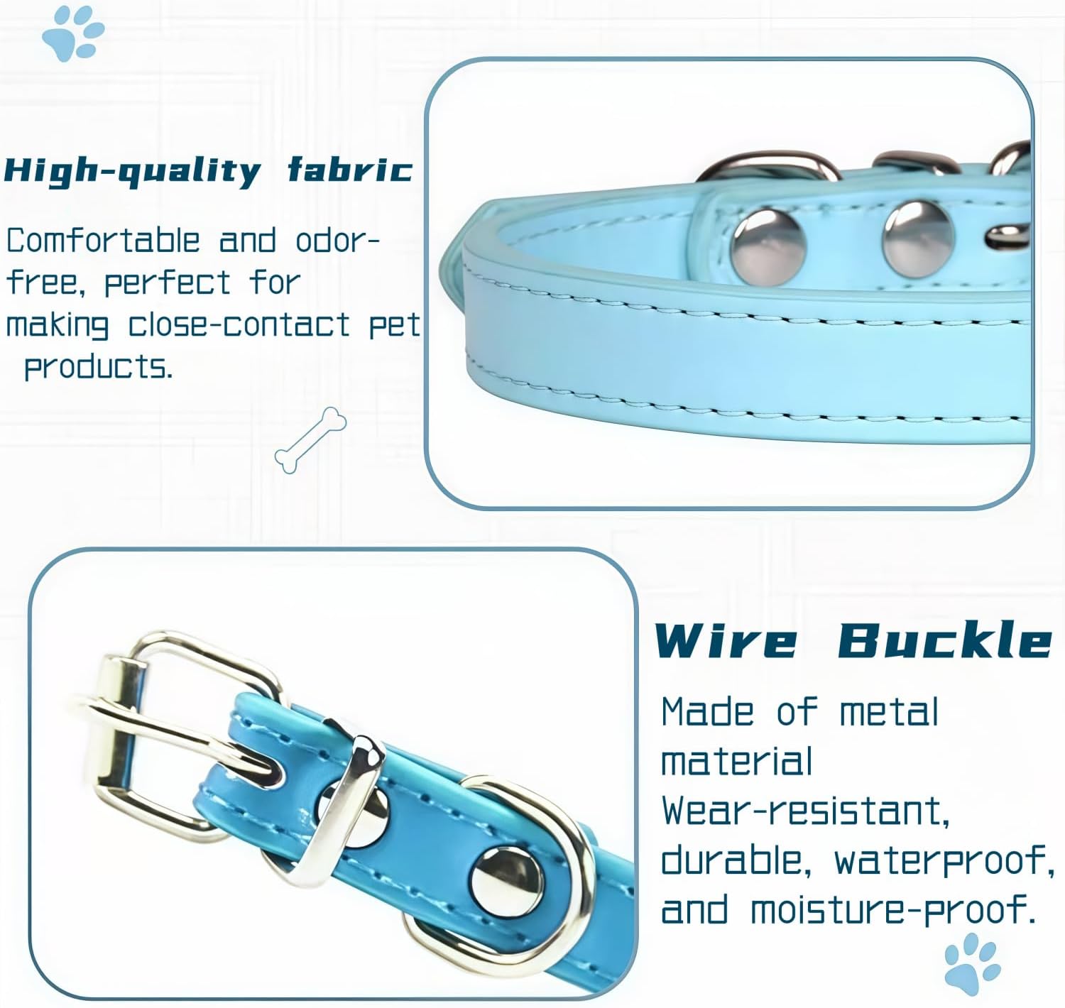 犬首輪 迷子札 名入れ刻印無料 犬用訓練首輪 小型・中型・大型犬対応 サイズ調節可能 革 レザー彫刻 超軽量 通気パッド おしゃれ かわいい ペット用品 ハーネス