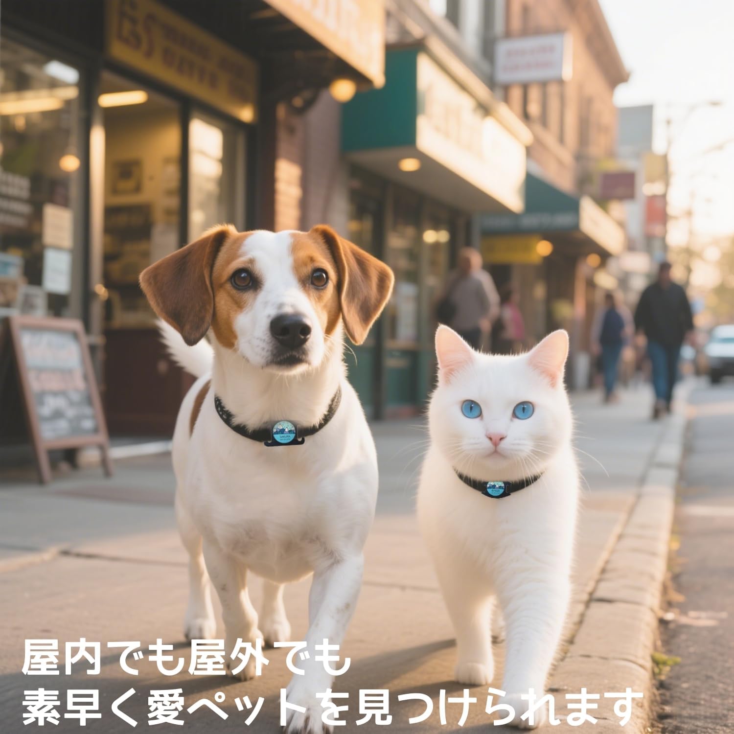 AirTag ケース 迷子札 Airtag ホルダー 保護カバー 犬 猫用 シリコン製 軽量防水防錆 名前 タグ無料刻印対応 山と森の自然デザイン ペット首輪アクセサリー 落下防止 紛失防止 エアタグホルダー 互換性あり
