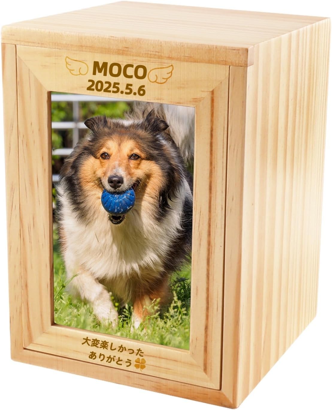 ペット 仏壇 供養台 骨壺入れ 名前刻印・写真入れ対応 メモリアルボックス 木製 犬 猫 刻印 ネームプレート 写真フレーム付き 骨壺収納 犬 猫 小動物用 ペットロス癒し