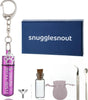 [snuggle snout] 遺骨キーホルダー 名入れ刻印可能 ２重防水 遺灰キーホルダー ペット供養用 メモリアルアクセサリー 手元供養 大切な人用 分骨アクセサリー 軽量 全6色 3行刻印 絵柄144種 チャーム16種類