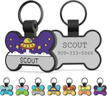 迷子札 軽量 犬 名札 猫 ネームプレート シリコン 名前入り両面彫刻 消音 防水 防錆 名前 犬タグ 骨型ペットIDタグ 小型犬 中型犬 大型犬 安心 おしゃれ 首輪 アクセサリー 8つデザイン