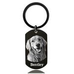 迷子札 ペット用 軽量 カスタムオーダー 犬 猫 肖像刻印 かわいいシンボル IDタグ 迷子防止 両面名札 キーホルダー付き プレゼント 首輪アクセサリー ステンレス製