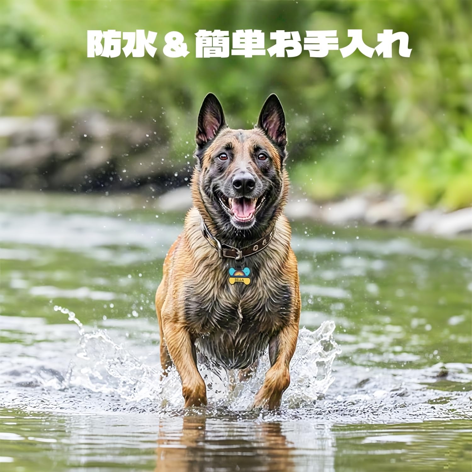 迷子札 軽量 犬 名札 猫 ネームプレート シリコン 名前入り両面彫刻 消音 防水 防錆 名前 犬タグ 骨型ペットIDタグ 小型犬 中型犬 大型犬 安心 おしゃれ 首輪 アクセサリー 8つデザイン