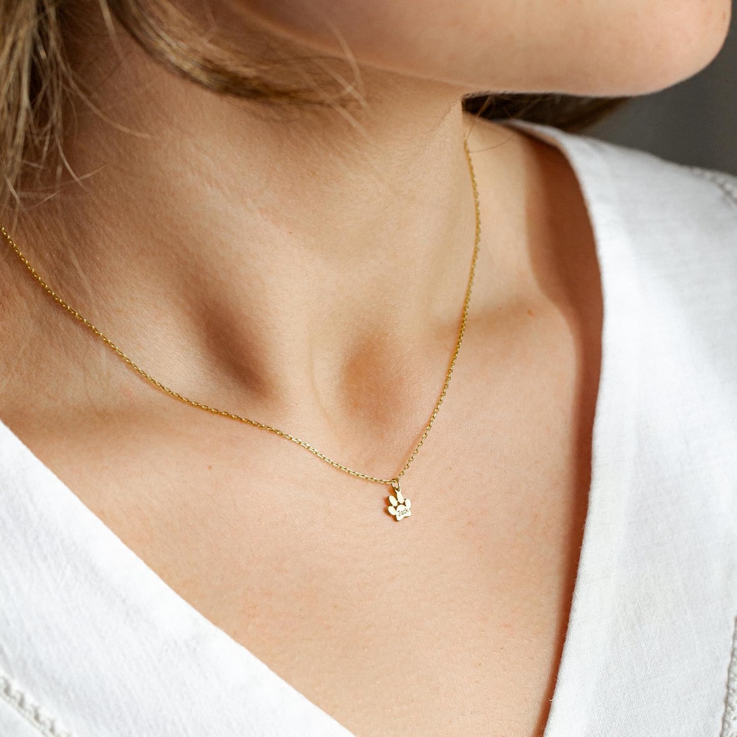 [snuggle snout] ペットネックレス オーダーネックレス オーダーメイド ペットネックレス 犬のネックレス 手作りギフト 母の日の贈り物 記念日 ママへ おばあちゃんへ ユニークなジュエリー ギフトボックス付き