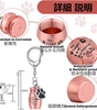 Refoiner 遺骨 キーホルダー遺骨入れ ミニ骨壷2点セットペット 骨壺分骨用 骨壺 ミニ手元供養遺骨 アクセサリー ペット メモリアルペンダント 仏具用品 漏斗 ミニ付ステンレス製キーホルダー 小物入れ遺骨カプセル 犬猫用メモリアル用品 ペット用品(ゴールド＋ローズゴールド)