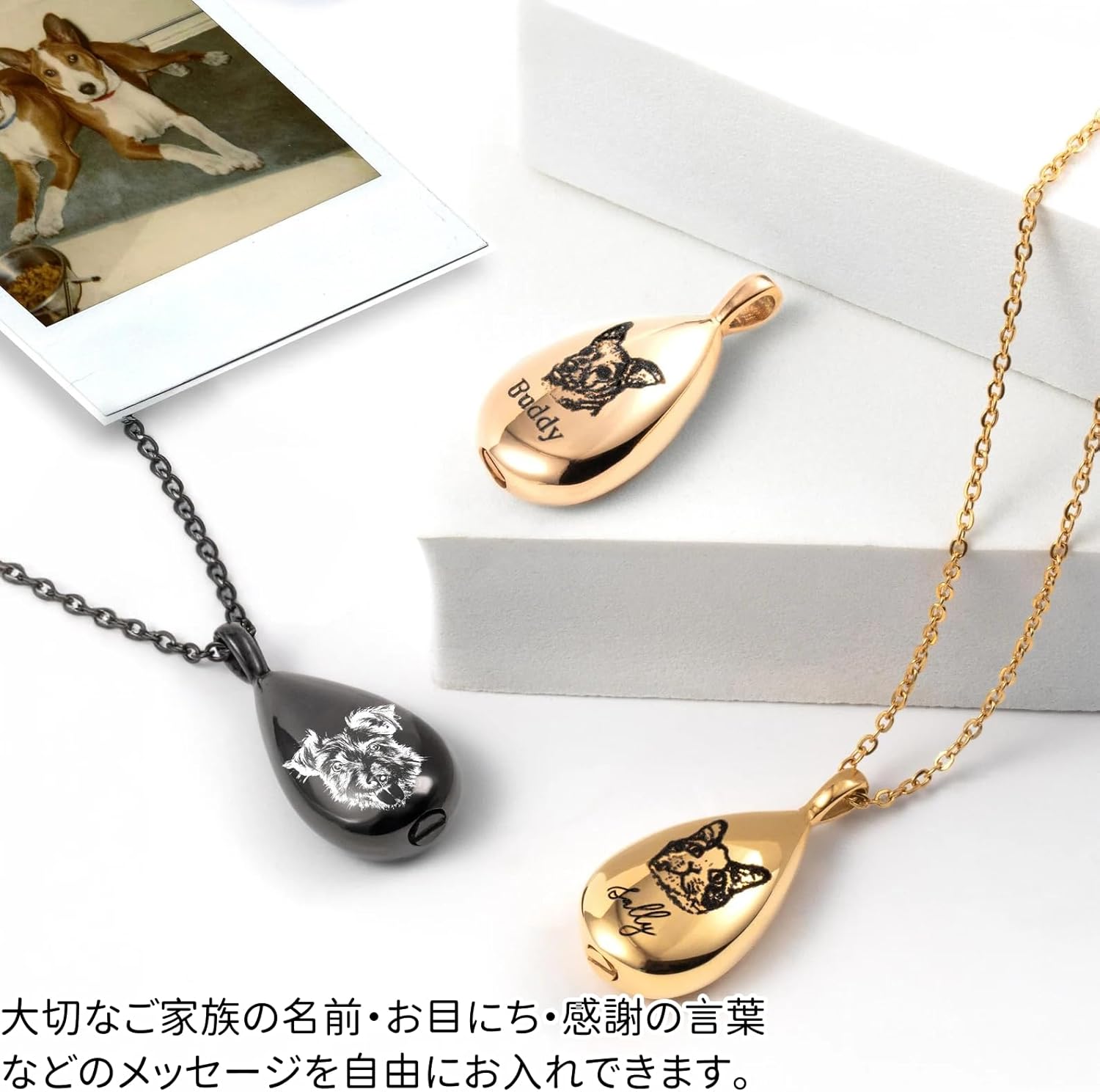 [snuggle snout] 遺骨ペンダント 写真刻印 遺骨カプセル 名入れ 完全防水 遺骨カプセル 遺骨ネックレス メモリアルペンダント メモリアルカプセル ネックレス 遺骨入れ 手元供養 仏具 ユニセックス 男女兼用 レディース メンズ