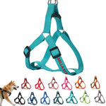 ハーネス 名入れ 迷子防止 無料刺繍サービス 犬 猫 胴輪 名前 電話番号 調節可能 喉に優しい ソフト超軽量 通気性良好 ナイロン製 抜けない 訓練 犬用ハーネス 柴犬 トイプードル 小型犬 中型犬 大型犬 13色