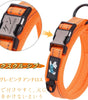 ペット用首輪 犬 猫 名前入れ刻印可能 犬の 小型、中型、大型犬ペット用品 3M反射材料 首負担軽減 通気 軽量 ソフト 調節可能 (橙色, XXS首輪サイズ(26-35CM))