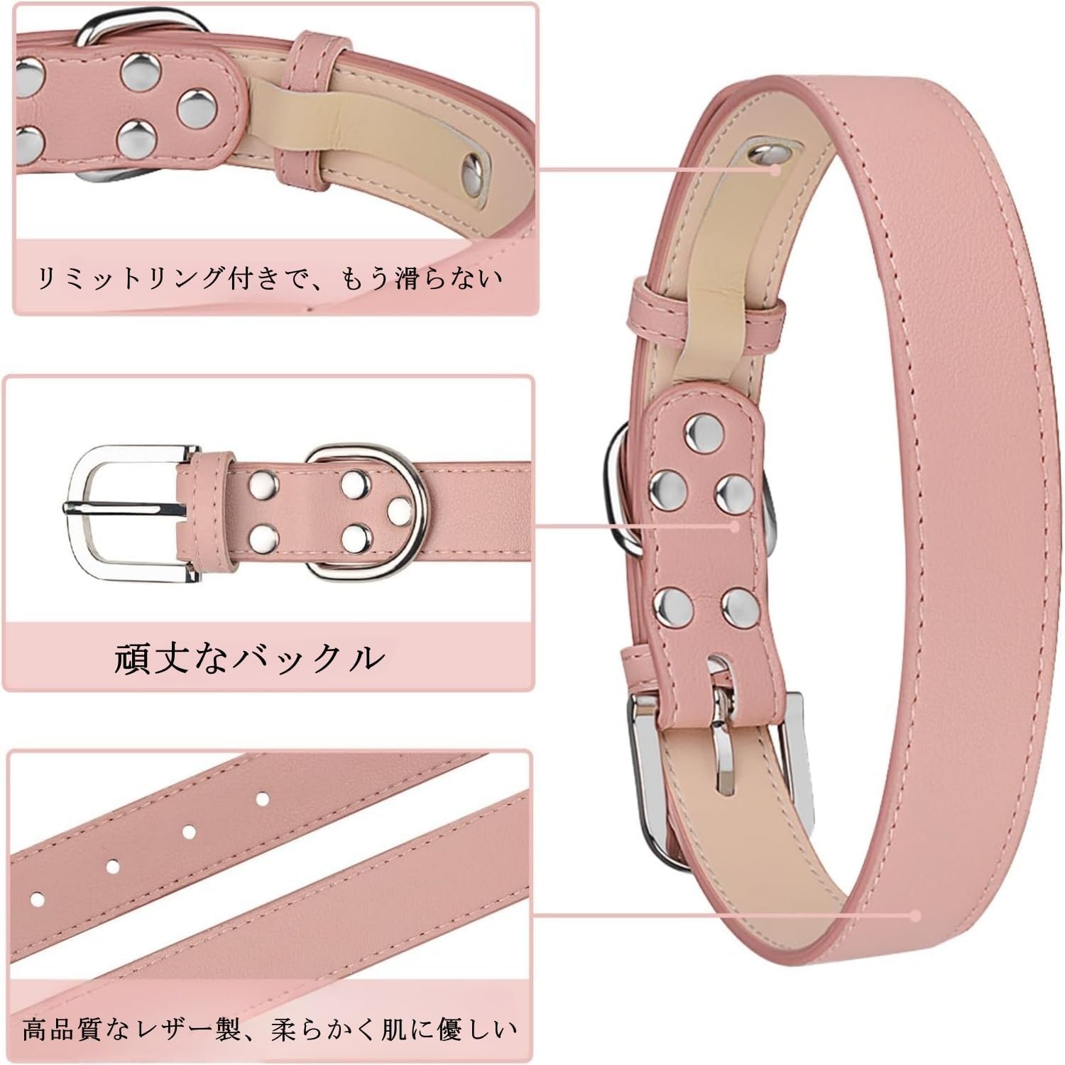 犬 首輪 名入れ イニシャル 犬首輪 革製 名前入れ おしゃれ かわいい カスタム 迷子札 小型犬 中型犬 大型犬 いぬ 柔らかい 迷子防止