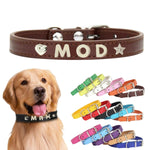 犬首輪 迷子札 名入れ刻印無料 犬用訓練首輪 小型・中型・大型犬対応 サイズ調節可能 革 レザー彫刻 超軽量 通気パッド おしゃれ かわいい ペット用品 ハーネス