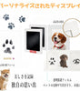 ペット足あとスタンプキット 足形 手形 メモリアルグッズ 足跡プリントキット、犬の鼻プリントキット、犬と猫用の汚れない足跡プリントスタンプパッド、フォトフレーム付き、クリーンタッチインクパッド、犬用鼻プリントスタンプパッド
