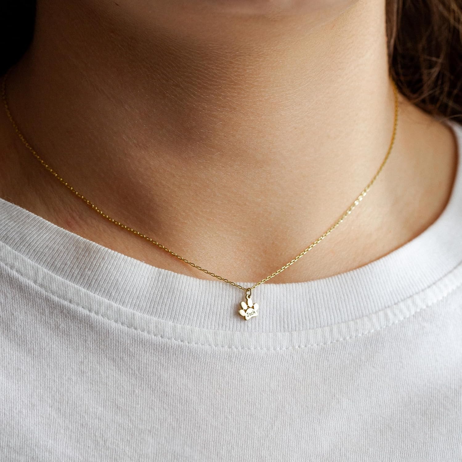 [snuggle snout] ペットネックレス オーダーネックレス オーダーメイド ペットネックレス 犬のネックレス 手作りギフト 母の日の贈り物 記念日 ママへ おばあちゃんへ ユニークなジュエリー ギフトボックス付き