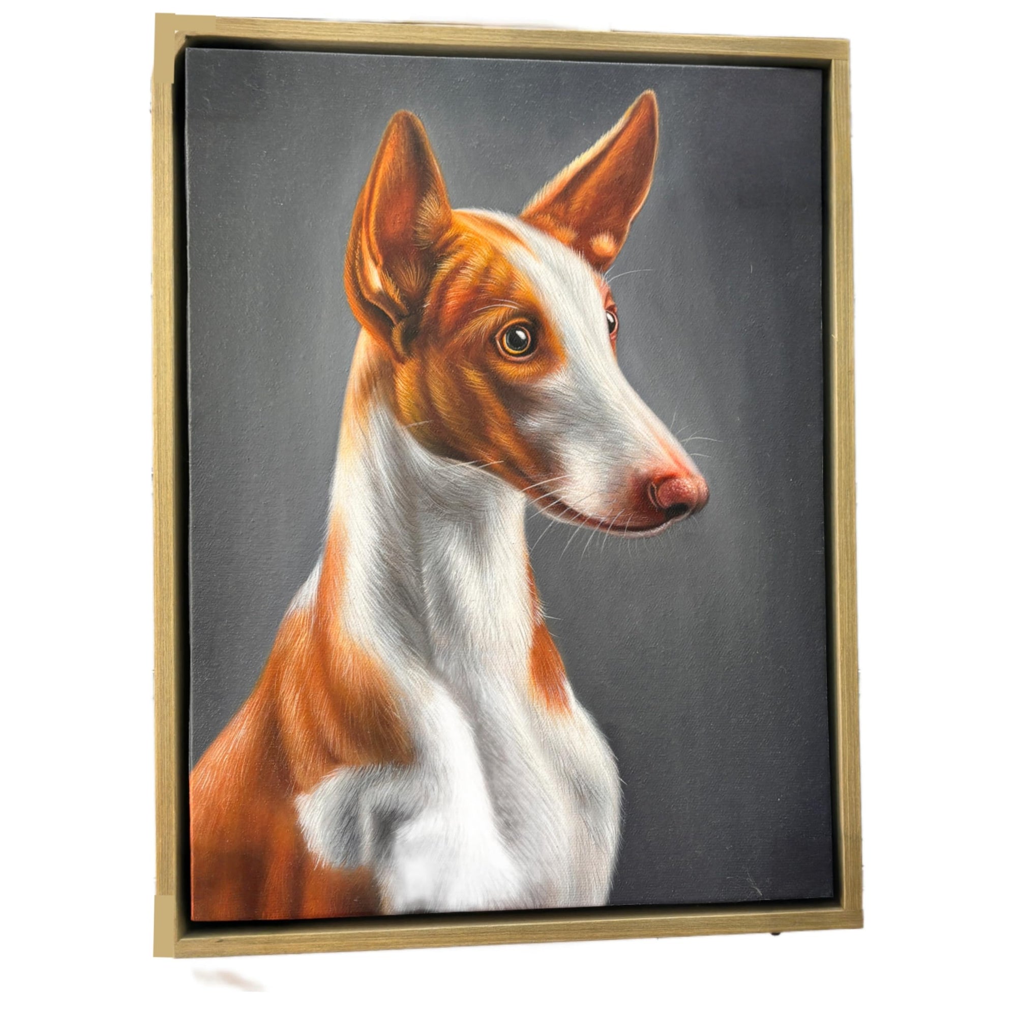 ペット肖像画 手描き油絵 10年経験プロ画家制作 犬 猫 ペット メモリアル アート 結婚祝い 誕生日プレゼント